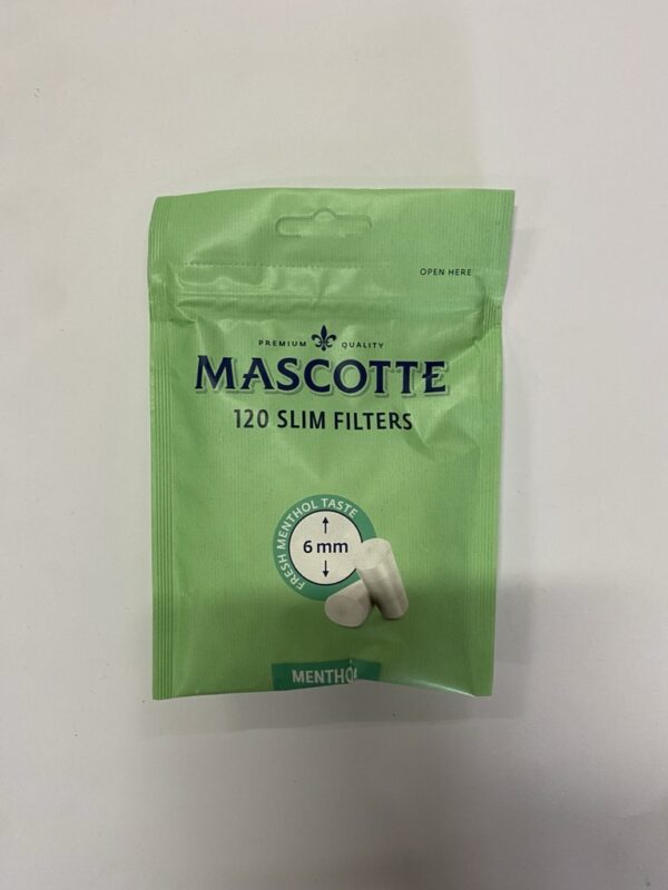 Mascotte slim filter 6mm mentol