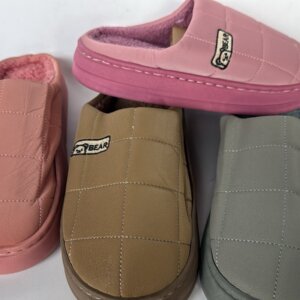 F3 Домашни папучи Машки(42-43/44-45)1/6 150ден парче. Женски(38-39/40-41)1/6 150ден парче.