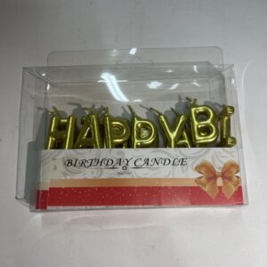 F94 Роденденски свеќи Happy birthday