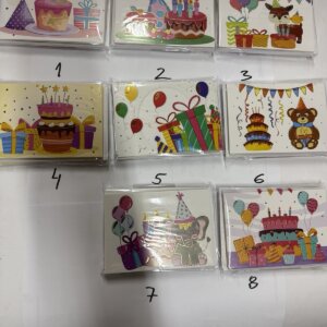 D105-2 Плико со картичка 1/10 12ден парче