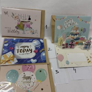 F135 Плико со картичка 3D