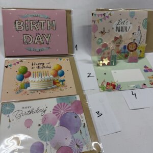 F136 Плико со картичка 3D